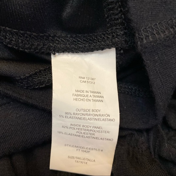 Yummie Tummie Black sleeveless maternity top - Picture 9 of 11